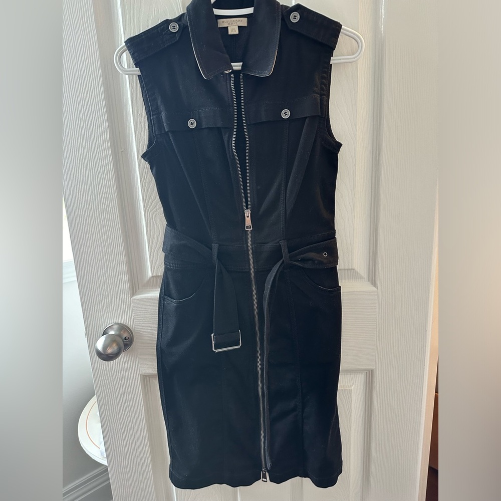 Burberry Denim Vest Dress